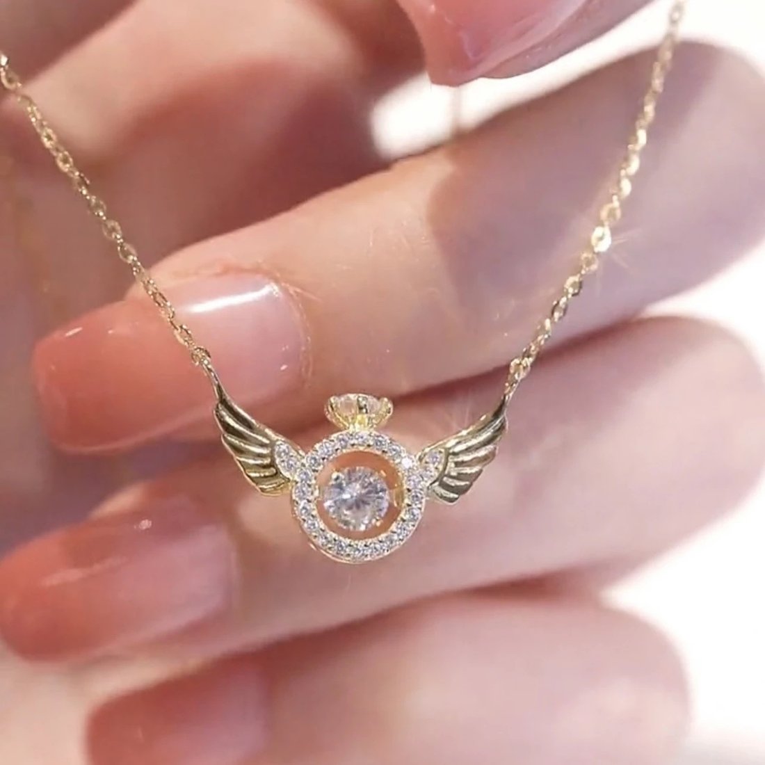 AuraGlow™ - Ethereal Angelic Wings Necklace